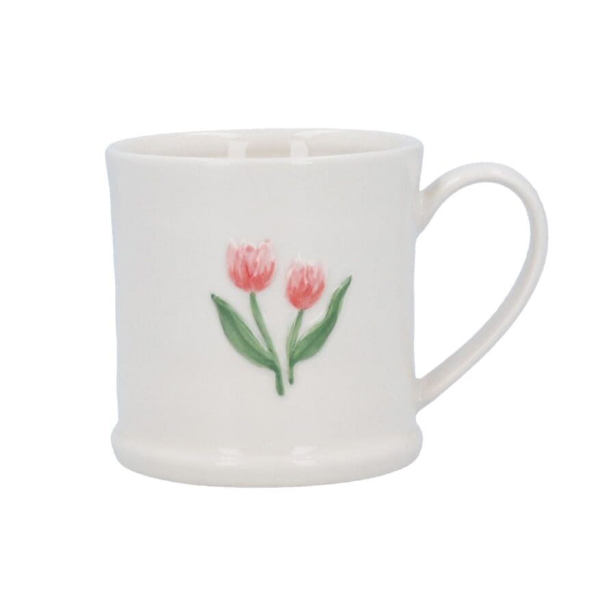 Tulips Embossed Mug