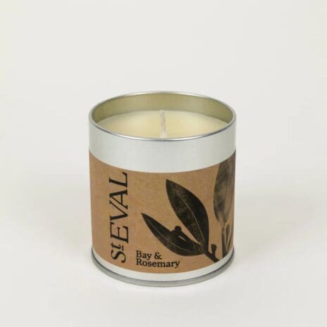 Bay Rosemary Tin open Bay Rosemary Tin open