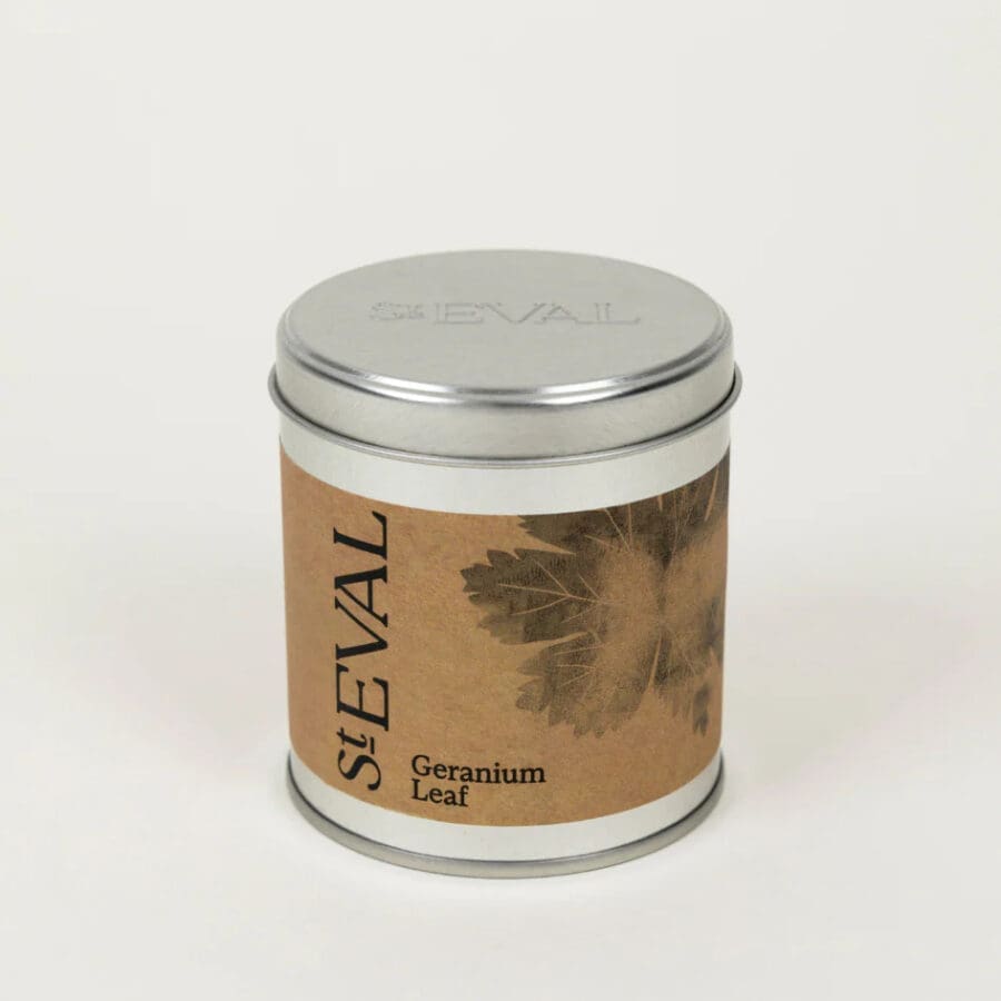Geranium Leaf Tin Candle