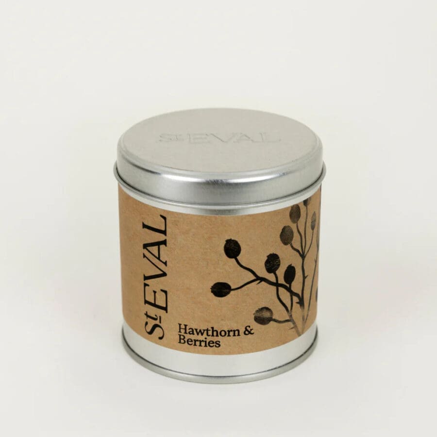 Hawthorn & Berries Tin Candle