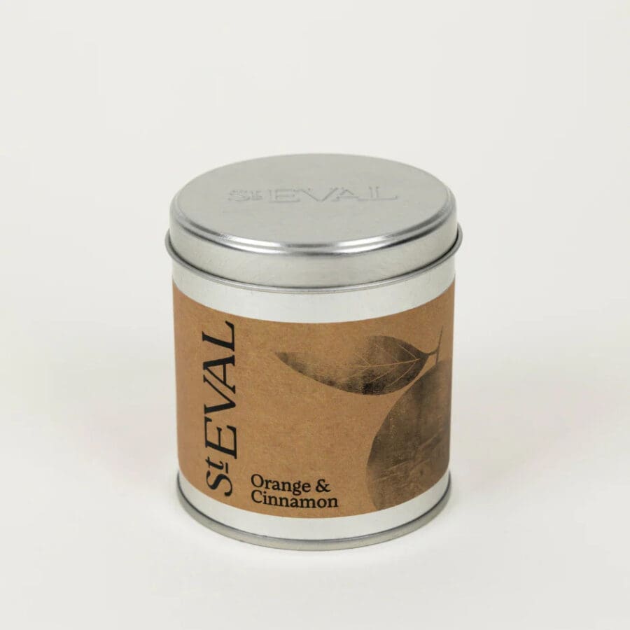 Orange & Cinnamon Tin Candle