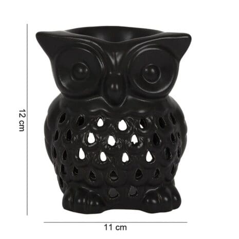 Owl Burner Black 3 Owl Burner Black 3