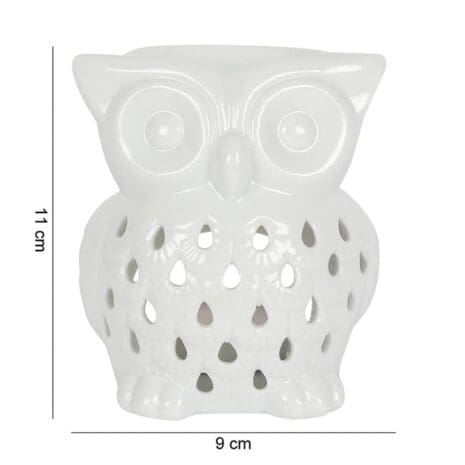 Owl Burner White 3 Owl Burner White 3