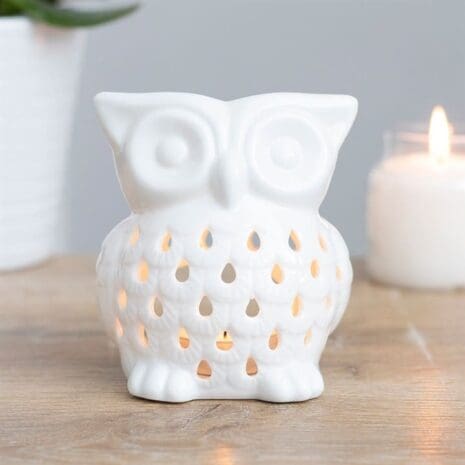Owl Burner White
