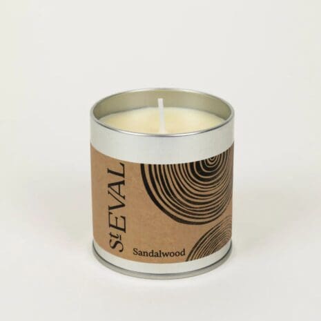 Sandalwood Tin open Sandalwood Tin open