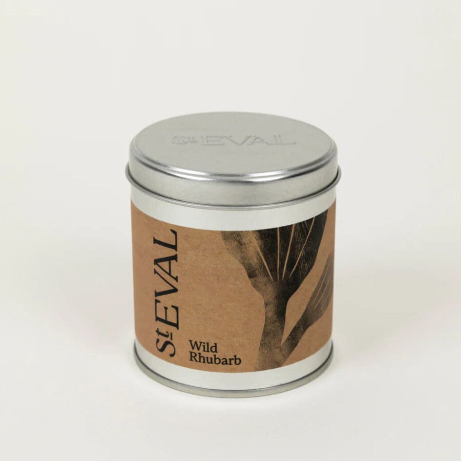 Wild Rhubard Tin Candle