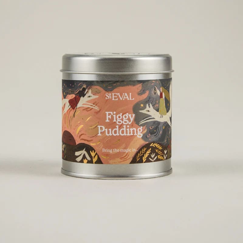 Christmas Figgy Pudding Tin