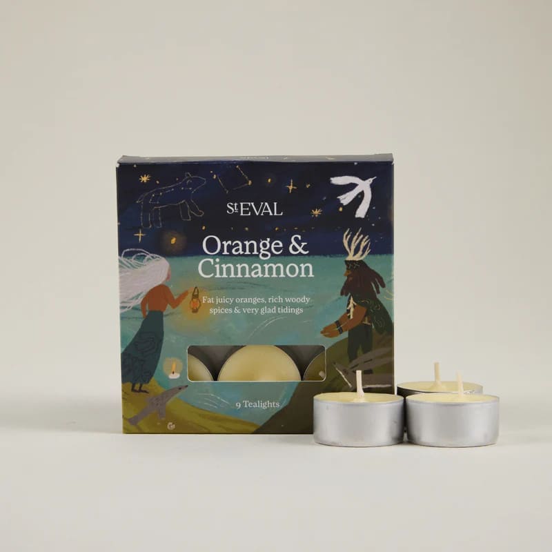 Christmas Orange & Cinnamon Tealights