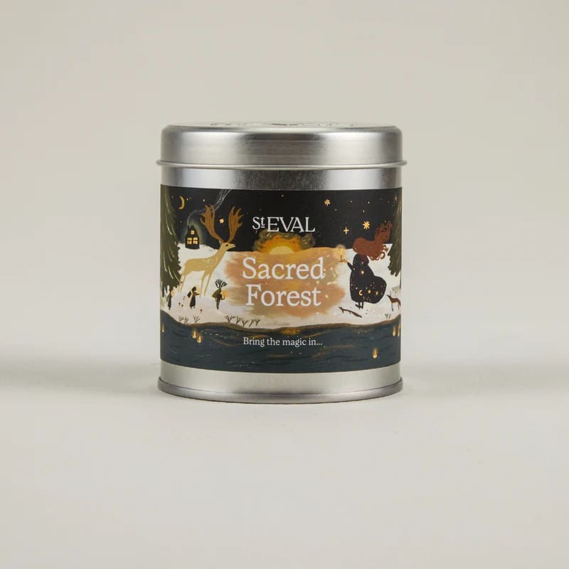 Christmas Sacred Forest Tin