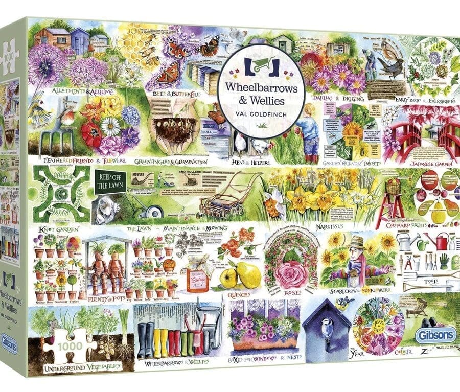 Wheelbarrows & Wellies Jigsaw