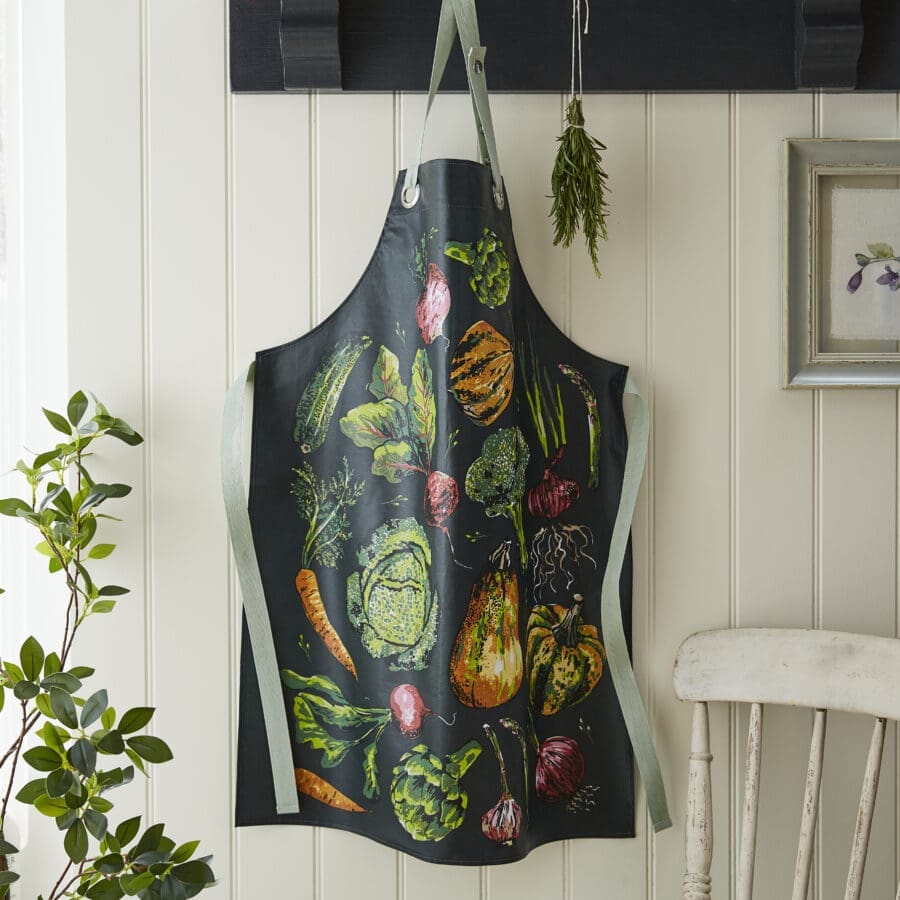 Vegetable Medley Oilcloth Apron