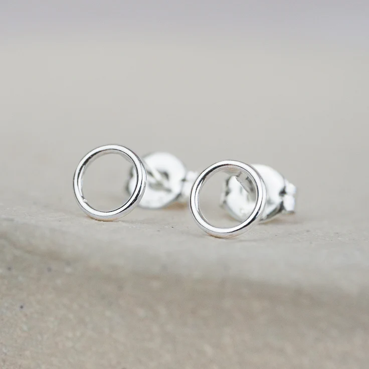 Geo Circle Studs