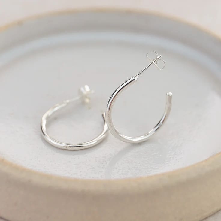 Sterling Silver Small Hoops