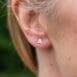 Triangle hammered ear