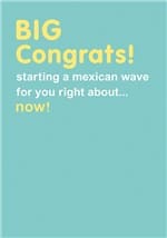 Congratulations