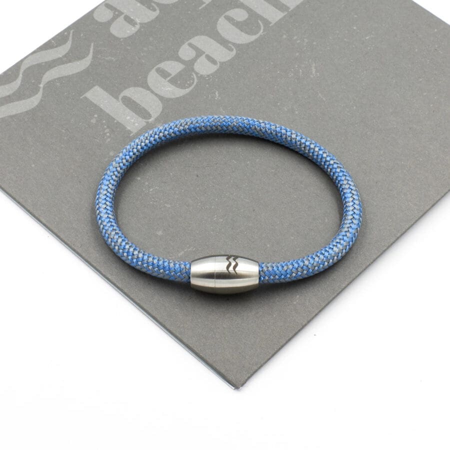 Blue Recycled Aqua Beach Bracelet