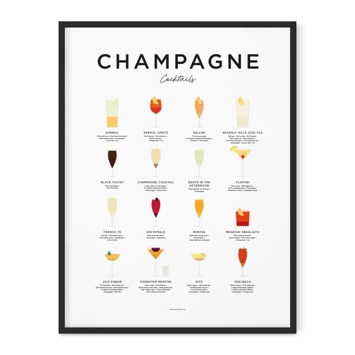 Champagne Cocktail Print