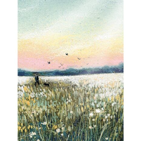 Dog walk meadow