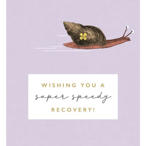 Get Well Snail