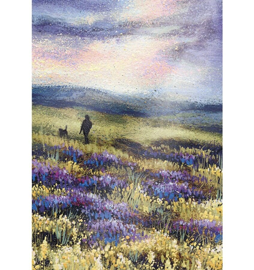 Lavender Field Dog Walk
