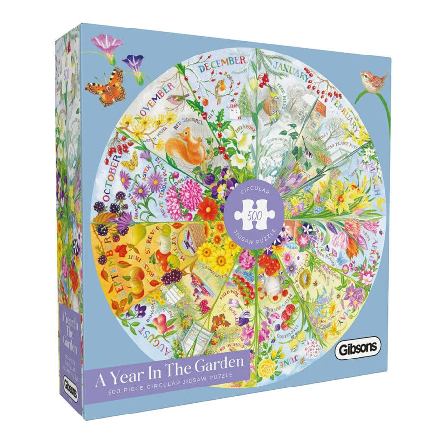 A Year in the Garden - Circular